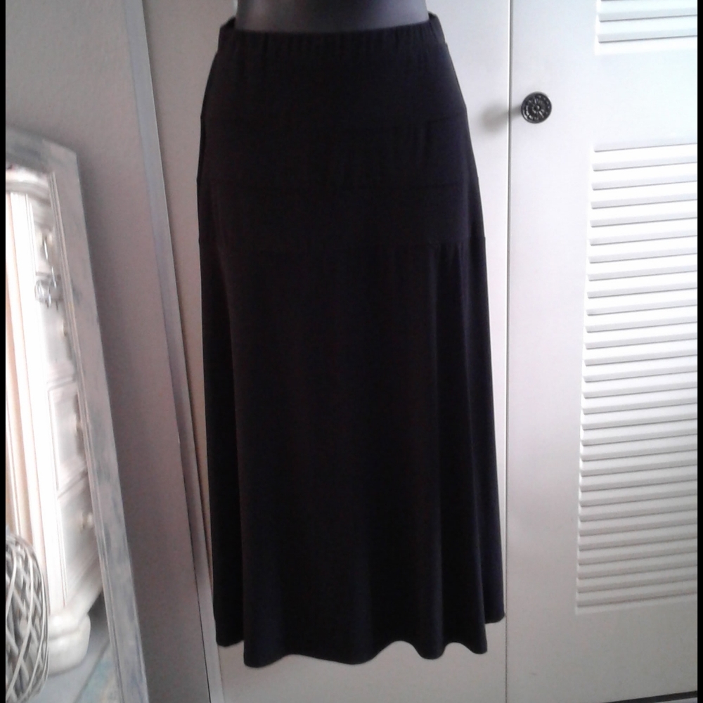 Jason Maxwell Black full length Skirt